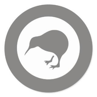 New Zealand RAF Kiwi Roundel Subdued Classic Round Sticker