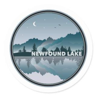 Newfound Lake New Hampshire Reflection Classic Round Sticker