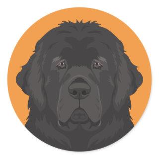 Newfoundland Classic Round Sticker