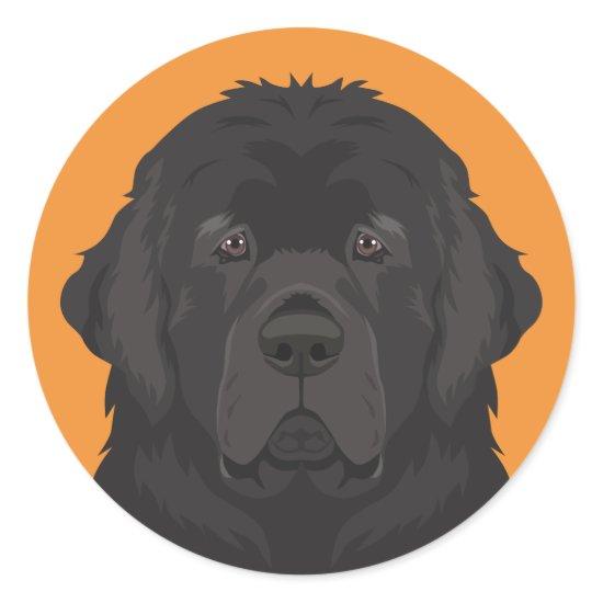 Newfoundland Classic Round Sticker