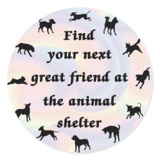 Next Great Friend Classic Round Sticker