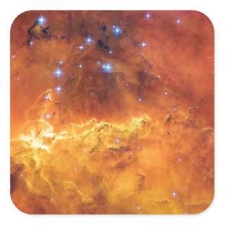 NGC 2467 Nebula - Hubble Space Telescope Photo Square Sticker