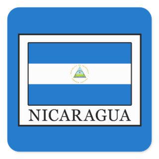 Nicaragua Square Sticker
