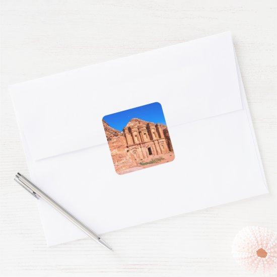 Nice view of Petra Square Sticker