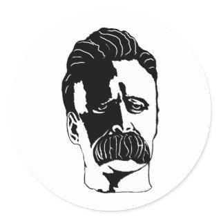 Nietzsche1.2n Classic Round Sticker