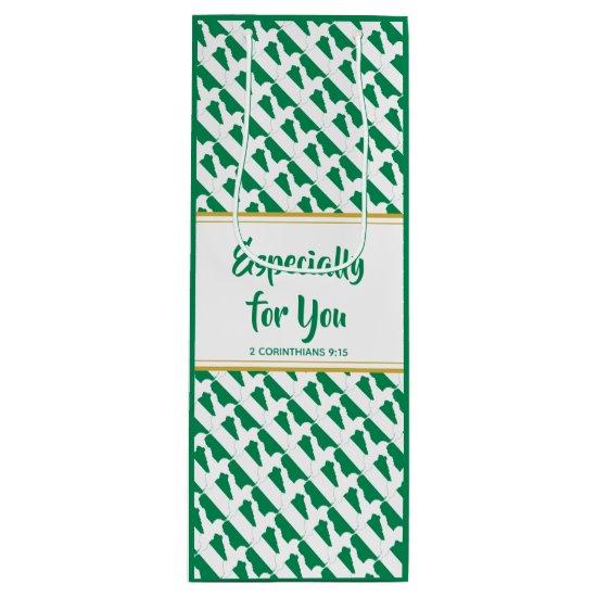 NIGERIA Christian ESPECIALLY FOR YOU Custom Wine Gift Bag