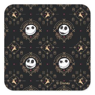 Nightmare Before Christmas | Cheers and Scares Square Sticker