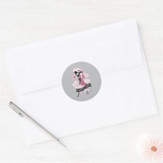 Nightmare Before Christmas | Misfit Love Classic Round Sticker