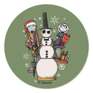 Nightmare Before Christmas | Nutcracker Trio Classic Round Sticker