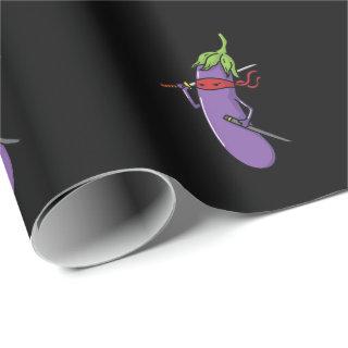 Ninja Aubergine with sword