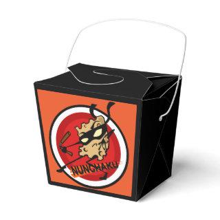 NINJA CHEESE WITH NUNCHUCKS TAKE OUT FAVOR BOX