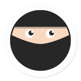 Ninja! Classic Round Sticker