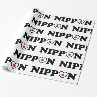 Nippon Love Heart Flag