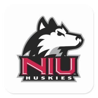 NIU Huskies Wordmark Square Sticker