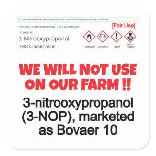 NO 3-NOP by RoseWrites Sticker
