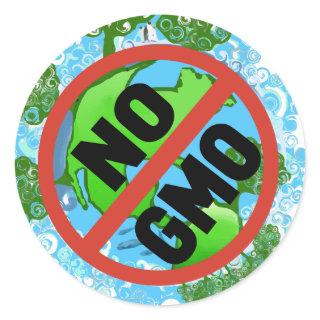 NO GMO CLASSIC ROUND STICKER