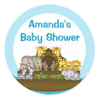 Noah's Ark Circle Label
