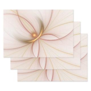 Nobly Copper And Gold Abstract Modern Fractal Art  Sheets