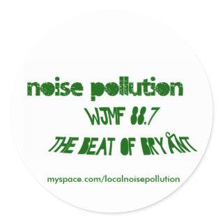Noise Pollution Sticker