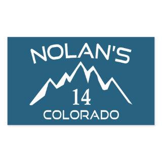 Nolan's 14 Colorado Rectangular Sticker