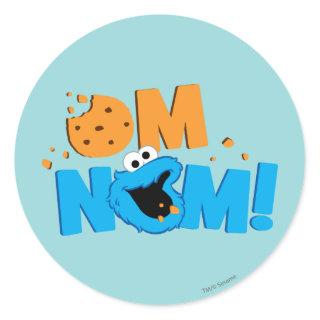 Nom Nom Cookie Classic Round Sticker