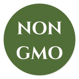 NON GMO Sticker