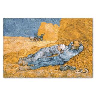 Noon, rest from work by Vincent Van Gogh  Tissue Paper
