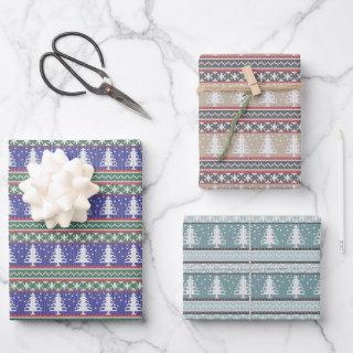 Nordic Knit Christmas Patterns  Sheets