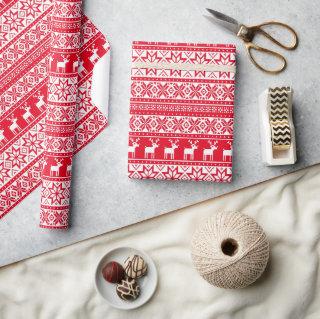 Nordic Reindeer Ugly Christmas Sweater Party