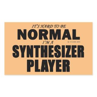 Normal Synthesizer Player Rectangular Sticker