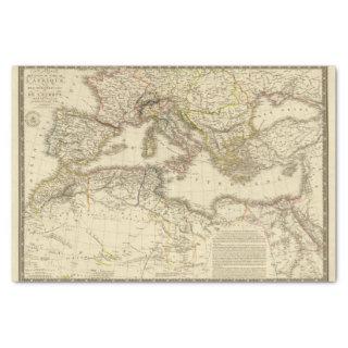 North Africa, Mediterranean Sea Tissue Paper