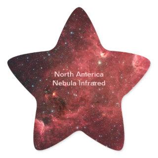 North America Nebula Infrared Star Sticker