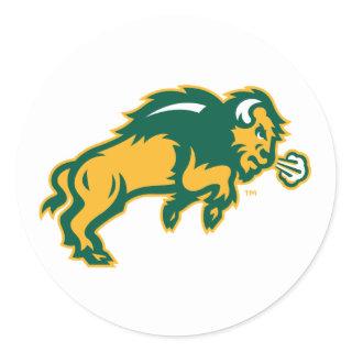 North Dakota Bison Classic Round Sticker