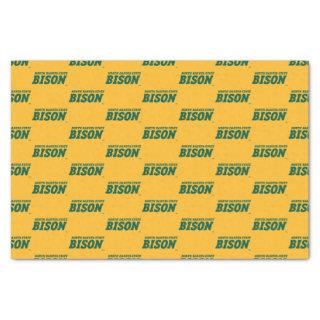 North Dakota State Bison Word Mark Tissue Paper