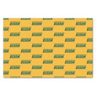 North Dakota State Bison Word Mark Tissue Paper