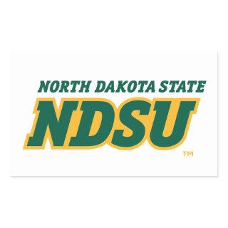North Dakota State NDSU Rectangular Sticker
