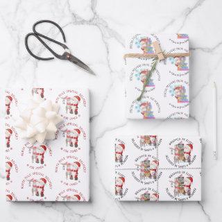 North Pole Special Delivery Santa Stamps Set of 3  Sheets