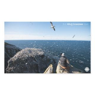 Northern Gannets Rectangular Sticker