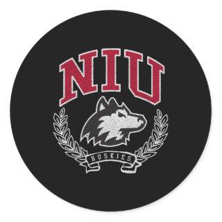 Northern Illinois Huskies Victory Classic Round Sticker