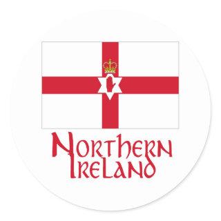 Northern Ireland Classic Round Sticker