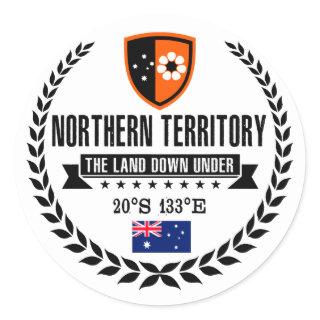 Northern Territory Classic Round Sticker