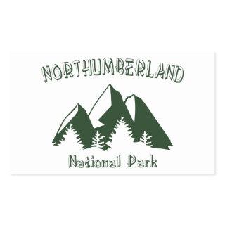 Northumberland National Park Rectangular Sticker