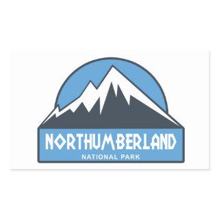 Northumberland National Park Rectangular Sticker