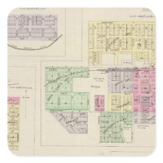 Norton, Lenora, Almena, Densmore, Almelo, Kansas Square Sticker
