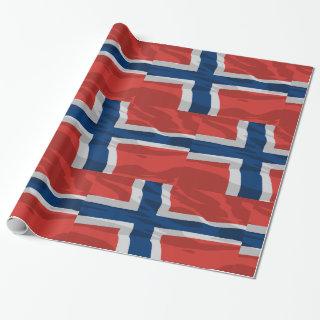 Norway Flag Red And Blue