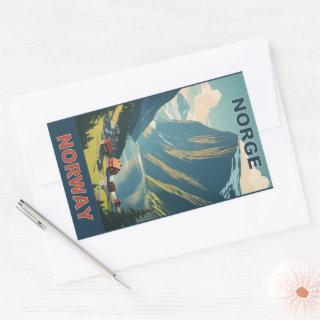 Norway Rectangular Sticker