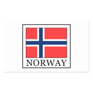Norway Rectangular Sticker