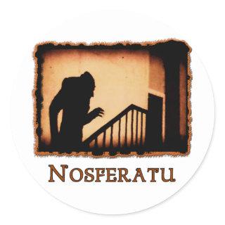 Nosferatu Scary Vampire Products Classic Round Sticker