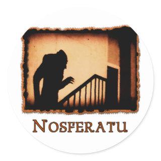 Nosferatu Scary Vampire Products Classic Round Sticker