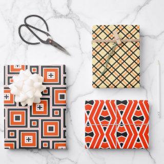 Nostalgic 70's Print in Retro Shades  Sheets
